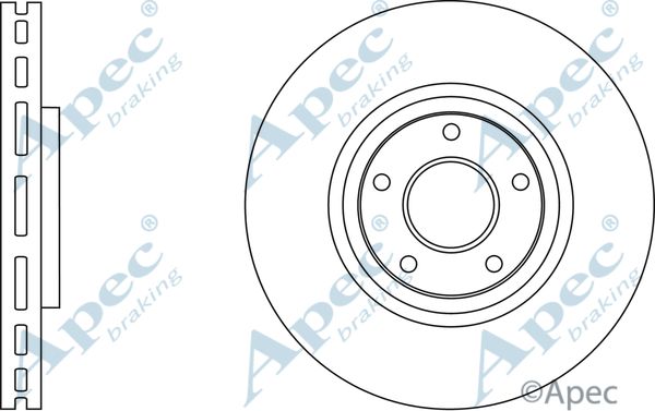 APEC BRAKING Bremžu diski DSK2880